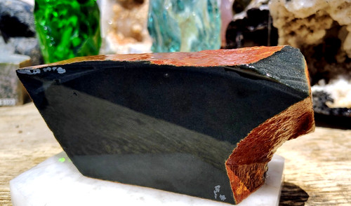 Australian black jade - black, lapidary